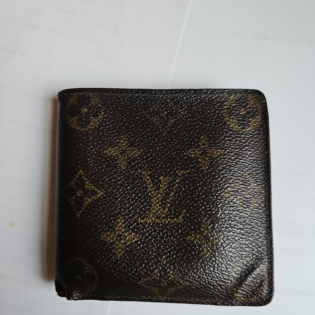 Authentic Mens Louis Vuitton Monogram Bifold